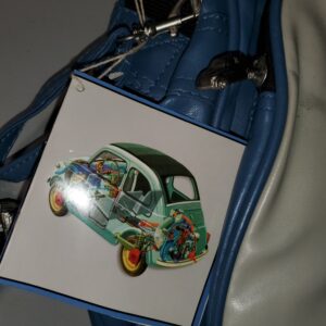 Vintage Fiat 500 Computer Carrying Case w/ Pouch