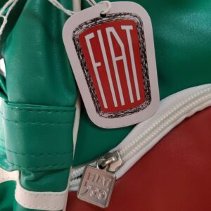 Vintage Fiat 500 Tri-Color Computer Bag