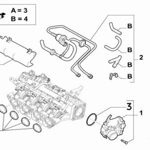 Intake Manifold Seal Set | FIAT 500 Abarth