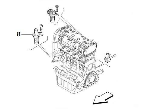 Crankshaft Sensor | FIAT 500 Abarth