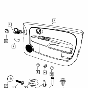 Door Panel Trim Grommet | FIAT 500 Abarth