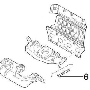 Exhaust Manifold Nut | FIAT 500 Abarth & 124 Spider