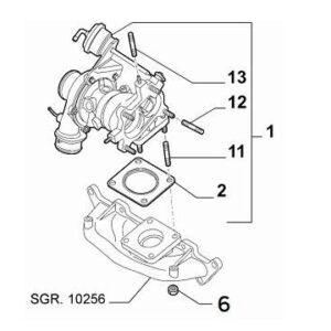 Exhaust Manifold Nut | FIAT 500 Abarth & 124 Spider