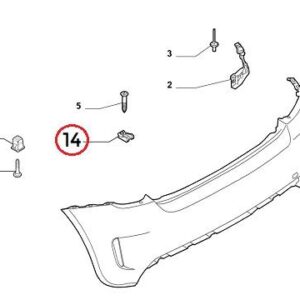 Speed Clip for Front Lights & Rear Bumper | FIAT 500 Abarth