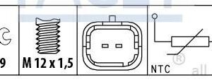 Water Temperature Sensor, Cold Start Switch | FIAT 500 Abarth